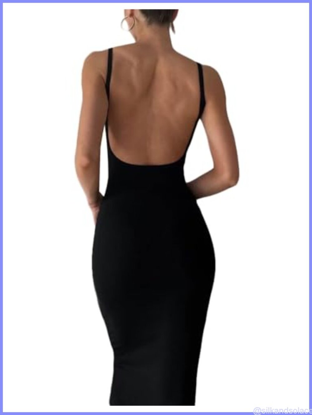 Backless Maxi Dress Sexy Spaghetti Straps Bodycon Long Formal Party